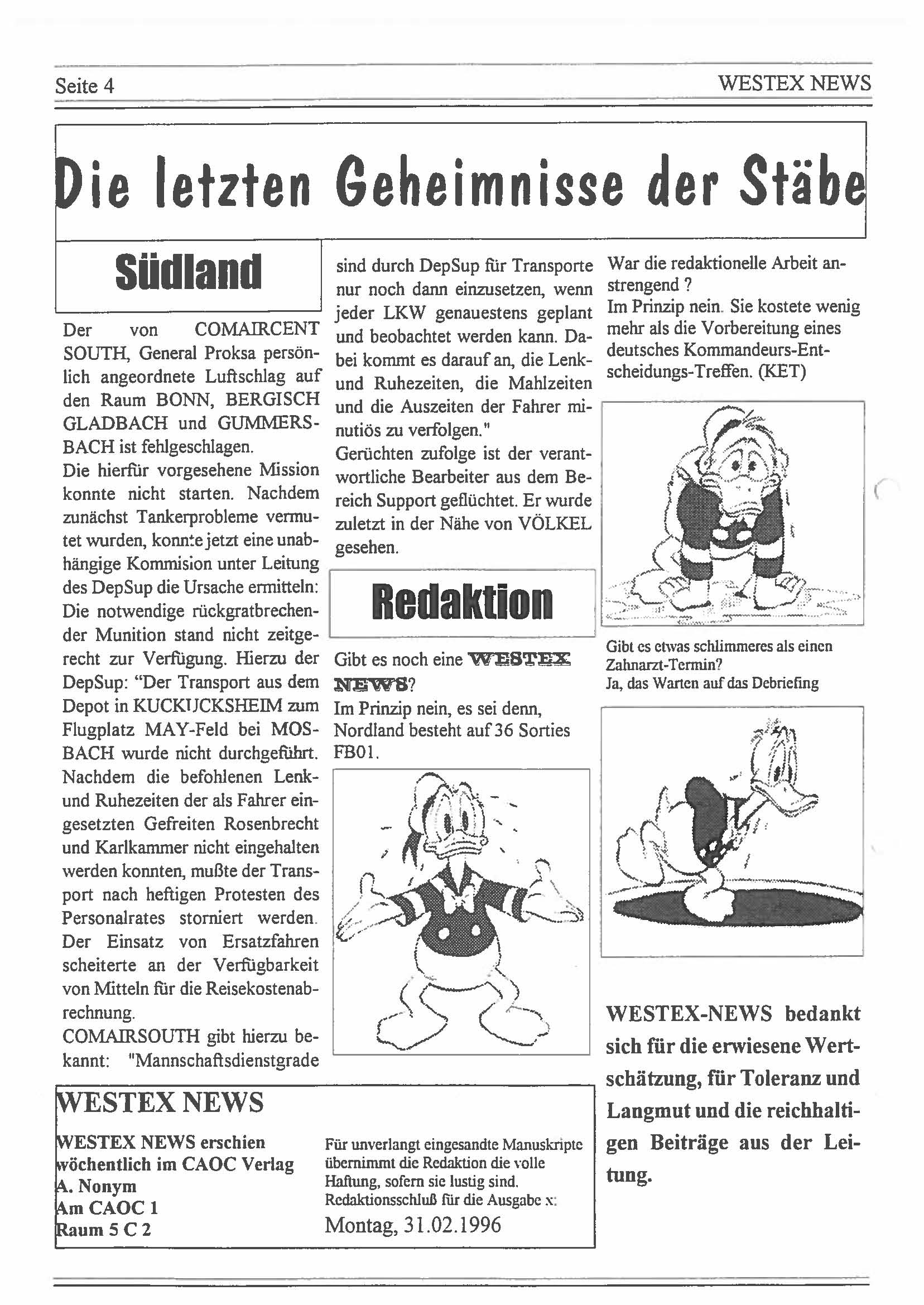 WESTEX 6 31.03.1995 Page 4